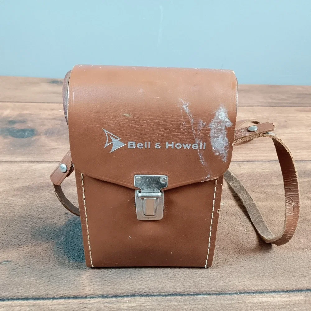 Bell & Howell 319 8mm Movie Camera Grey Good Vintage Sun Dial with Case